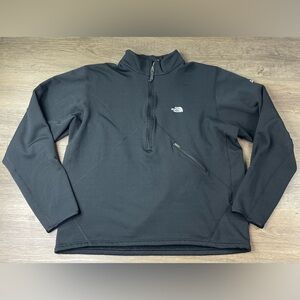 THE NORTH FACE MENS BLACK FLIGHT SERIES 1/2 ZIP PULLOVER FLEECE SWEATSHIRT, XXL